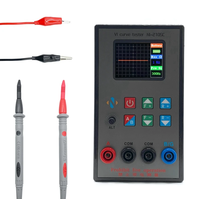 Handheld VI Curve Tester 2Inch TFT Display 2CH ASA Circuit Board Online Repair Tester Analog Signature Analyzer-OldTree