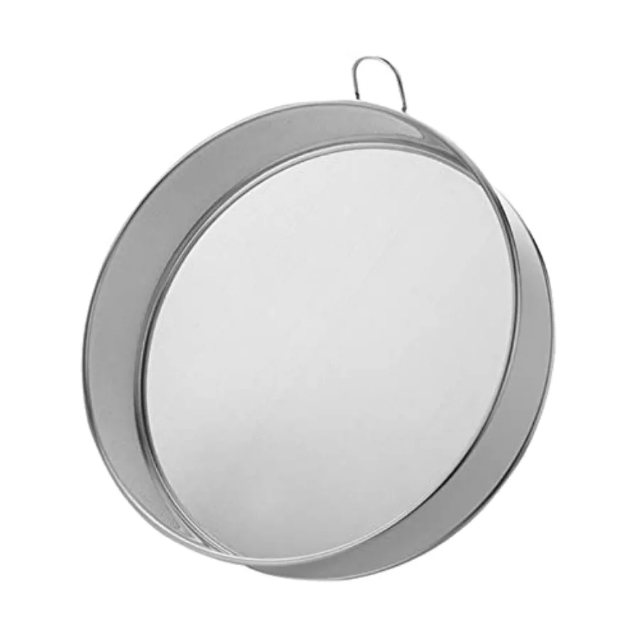 Flour Sieve, Sieve Fine Mesh Kitchen Home Stainless Steel With 80 Mesh Flour Sieve Durable Professional Round Silver