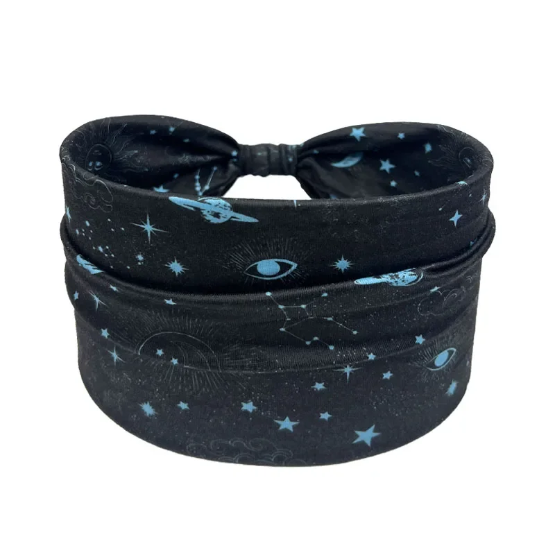 Bandanas atadas para mulheres e meninas, 5 peças/conjunto de atado com estilo étnico, antiderrapante, elegante