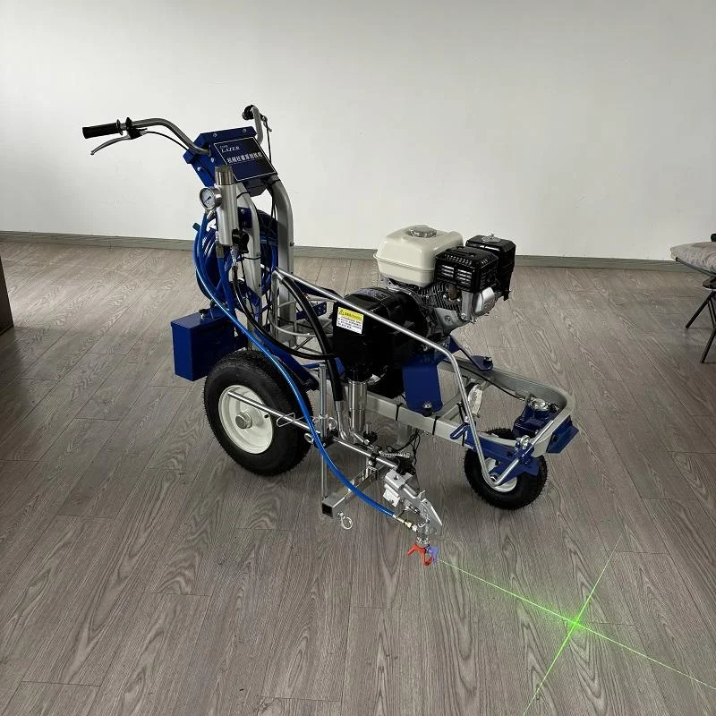 Hand-push Cold Paint Road Marking Machine - Airless Line Striper for Pavement Construction and Road Making Machines Applicators