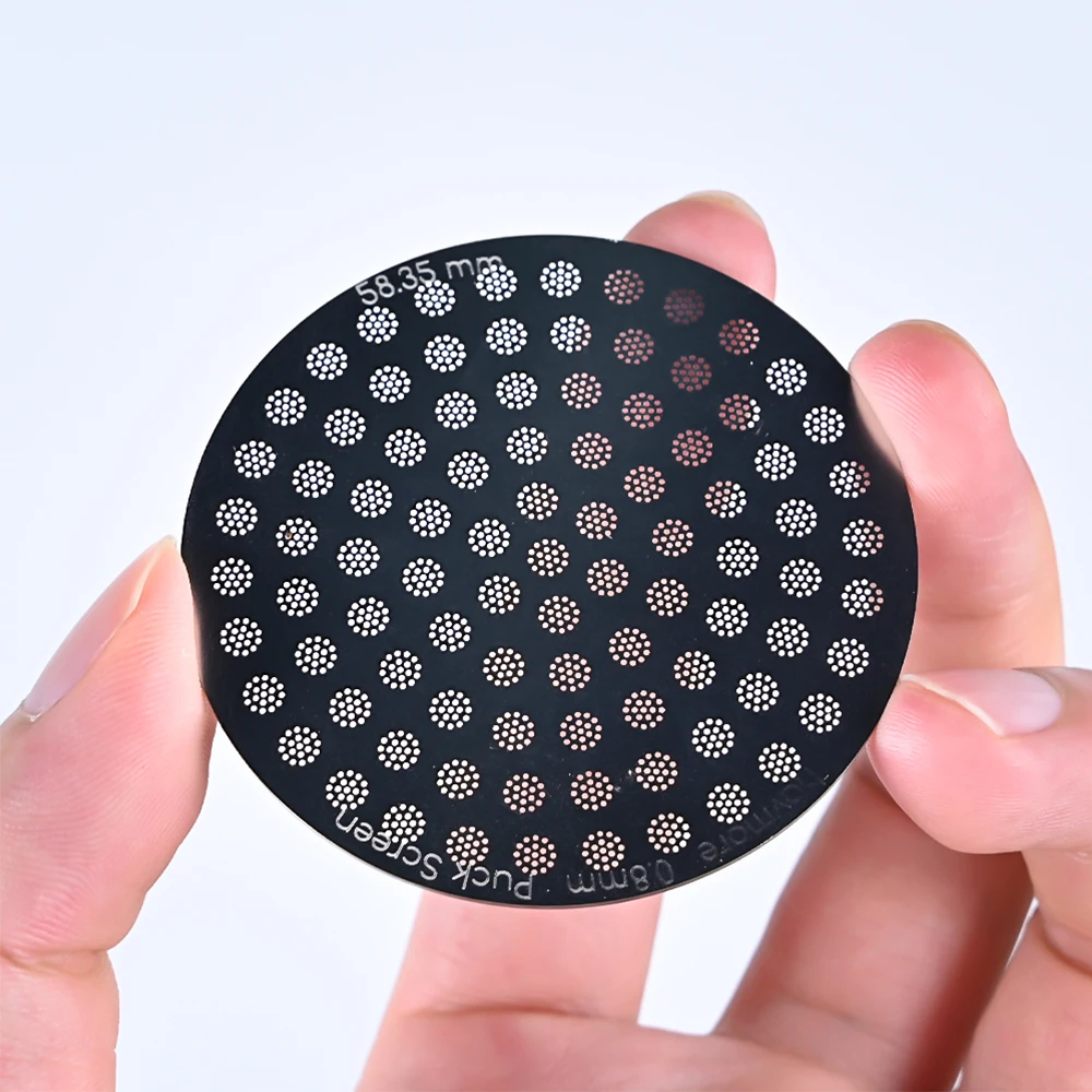 Havmore 54/58mm Stainless Steel Reusable Espresso Puck Screen 0.8mm 150μm Ultra Thin Coffee Espresso Filter Screen
