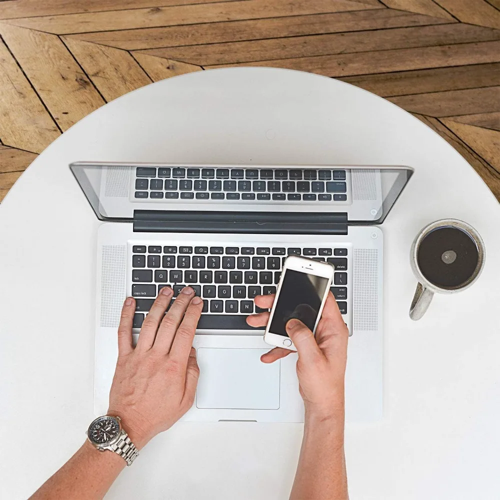 Round Top Not Adjustable (41 INCHES Height) Bar Table, Pub Table with Silver Leg and Base (White)