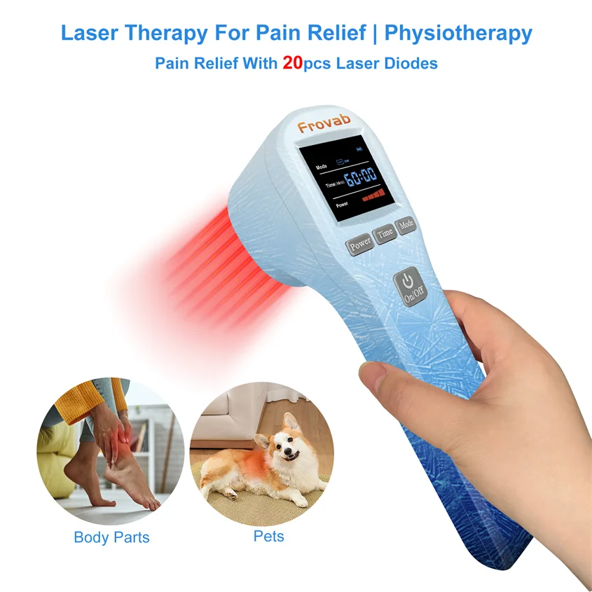 Soft Laser Therapy Care Plus LLLT Cold Laser Therapy Device 650 Nm 808nm Laser Treatment Therapy for Knee Pain Relief Arthritis