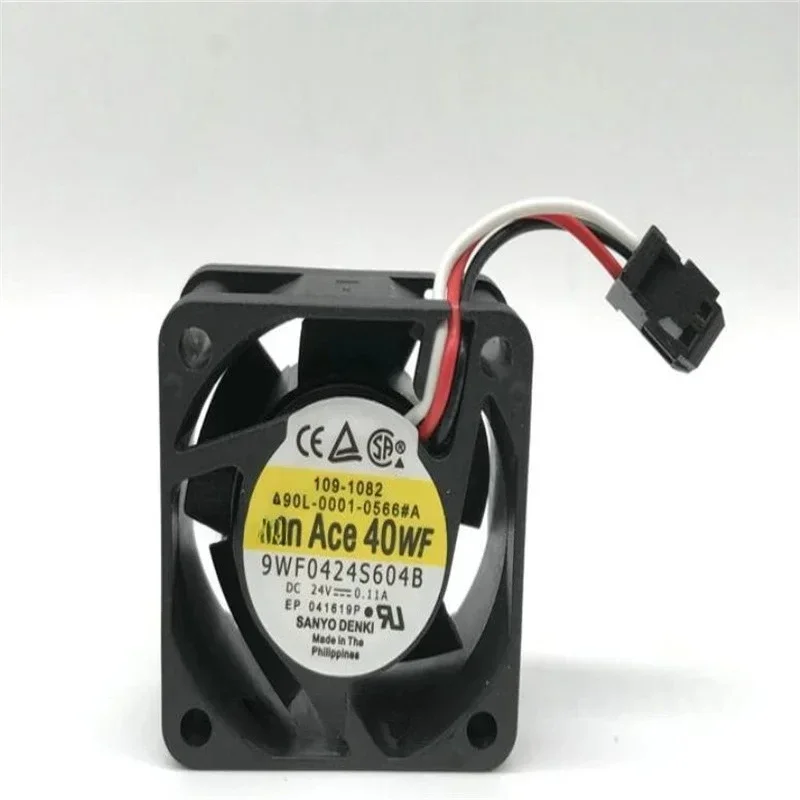 

9WF0424S604B 4020 24V 0.11a A90L-0001-0566 # A three-wire fan