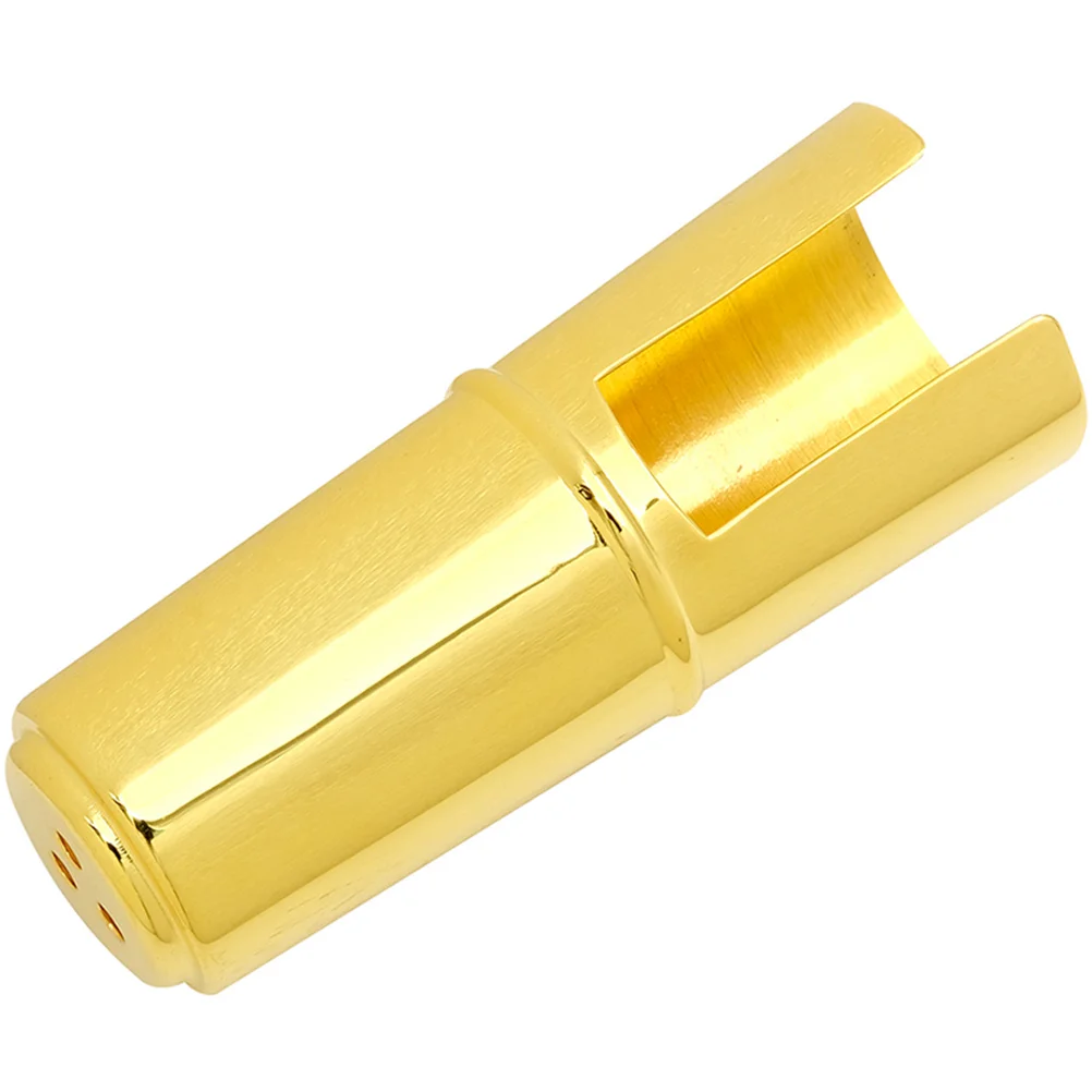 

Tenor Sax Mouthpiece Jazz Saxophone Head Cap Alto Cover Replace Golden Protective