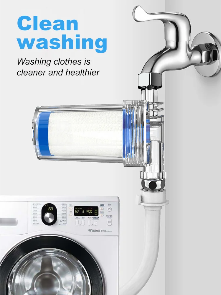 Universal Water Pipe Filter PP Cotton Shower Bath Sprayer Strainer Faucet Water heater Purification Kitchen Bathroom Fittings