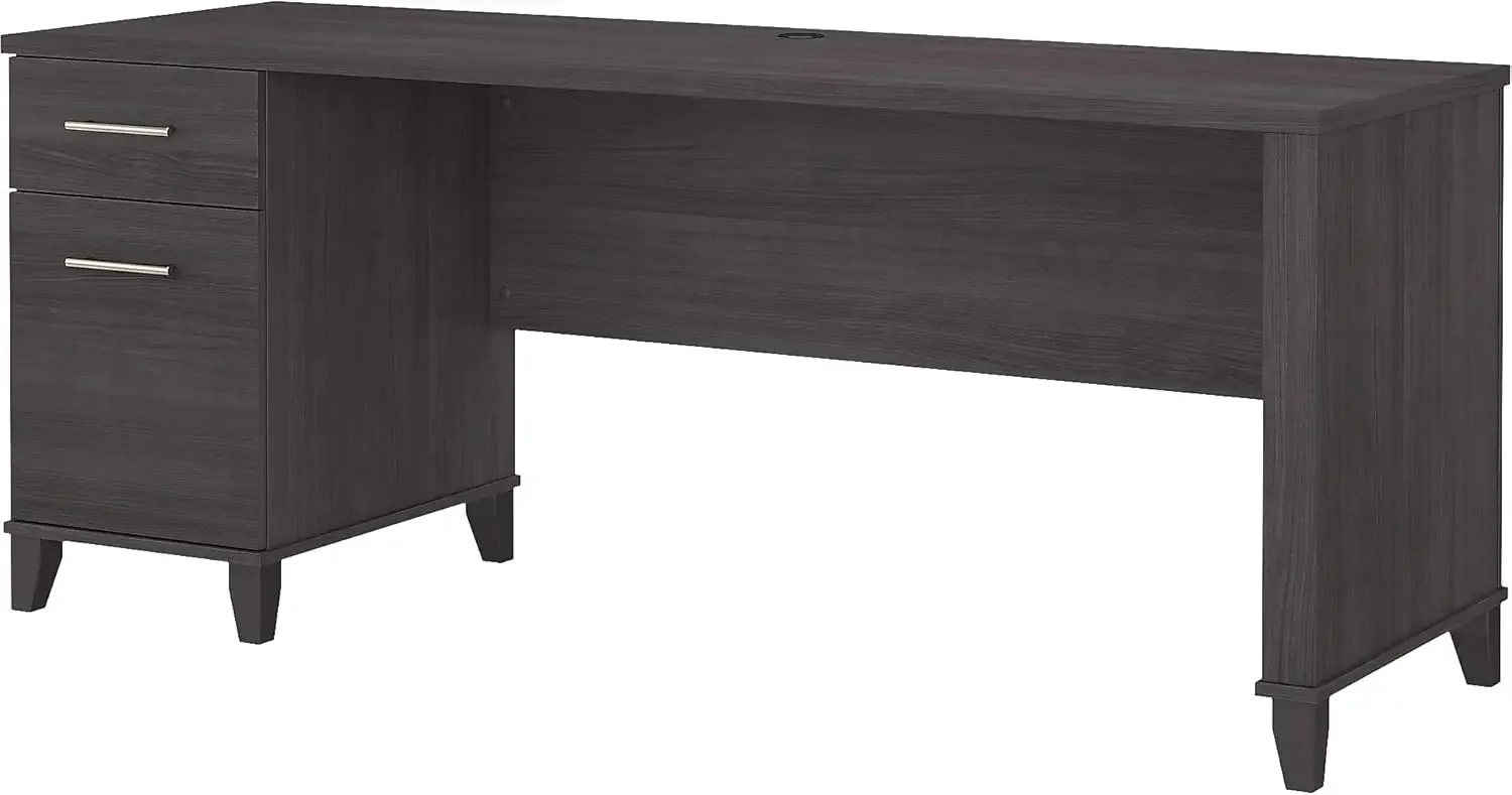 Bush WC81572 Somerset 72-Inch Office Desk, Storm Gray