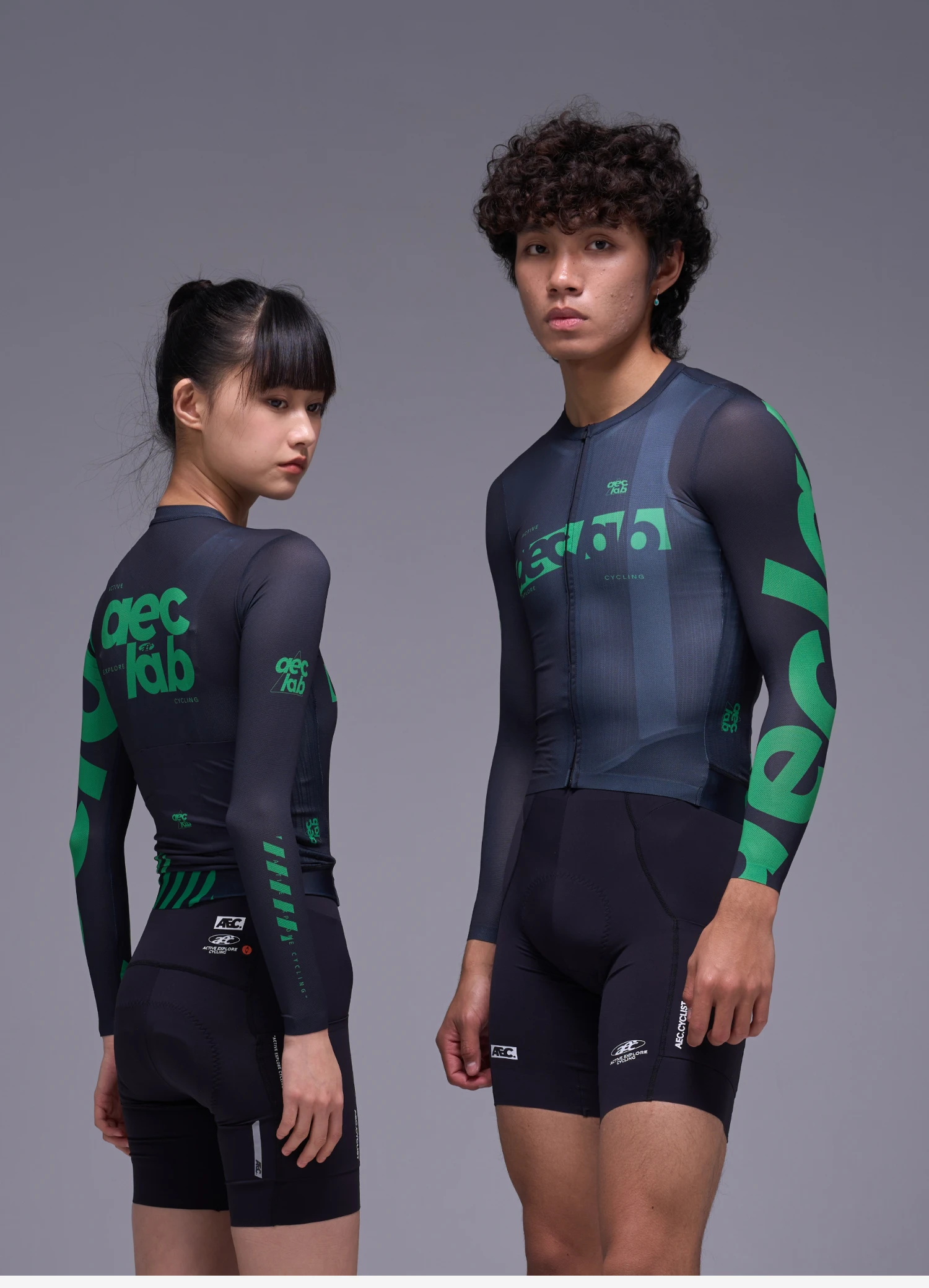 AEC 2026 Neues Damen-Radtrikot Frühling Herren Langarm-Radoberteil YKK-Reißverschluss Atmungsaktive Radkleidung ShanJi-Serie – Detail 18