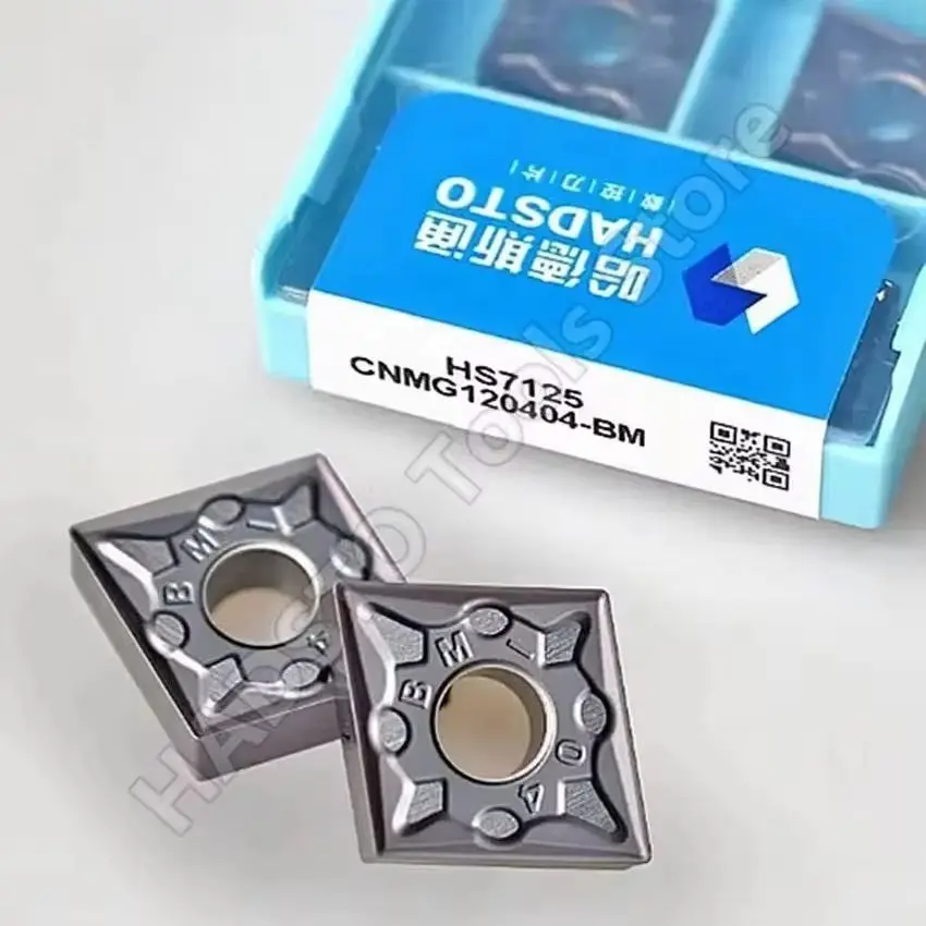 

CNMG120404-BM HS7225 HS7125/CNMG120408-BM HS7225 HS7125/CNMG120412-BM HS7225 HS7125 HADSTO CNC carbide tools Turning inserts