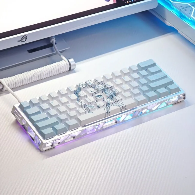 Rem Theme Anime Keycaps Mechanical Keyboard Original PBT Custom Cute Keycaps PC Game Keyboard Accessories Collection Gift Keycap