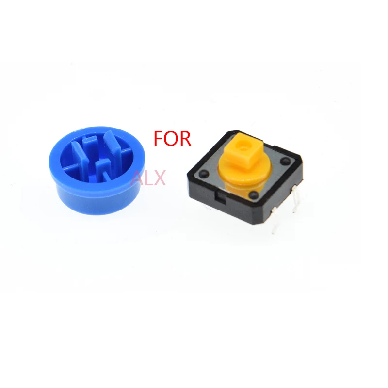 50PCS round Tactile Button caps for B3F-4055 12X12X7.3MM Micro TACT Key SWITCH FOR ARDUINO 12*12*7.3MM 12X12X7.3 SWITCHES