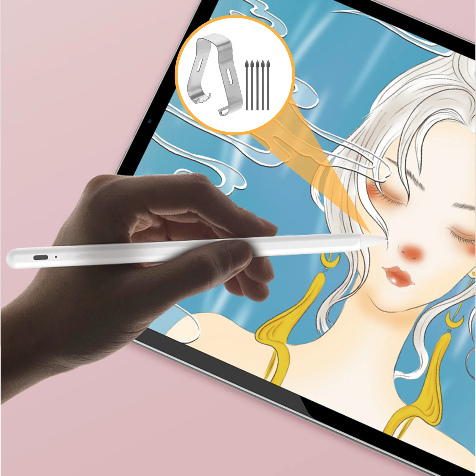 

Screen Writing Pen Refills Touch Stylus Replacement for Touchscreen Black Phone