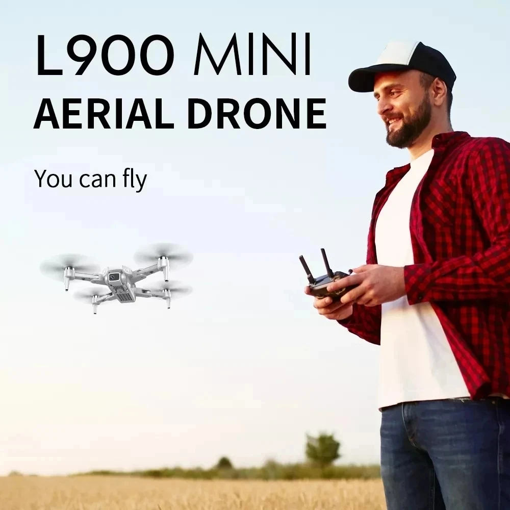 L900 Pro GPS Drone 4K profesjonalny podwójny aparat HD 5G Wifi fotografia bezszczotkowa składany Quadcopter RC odległość 1.2KM Dron zabawka