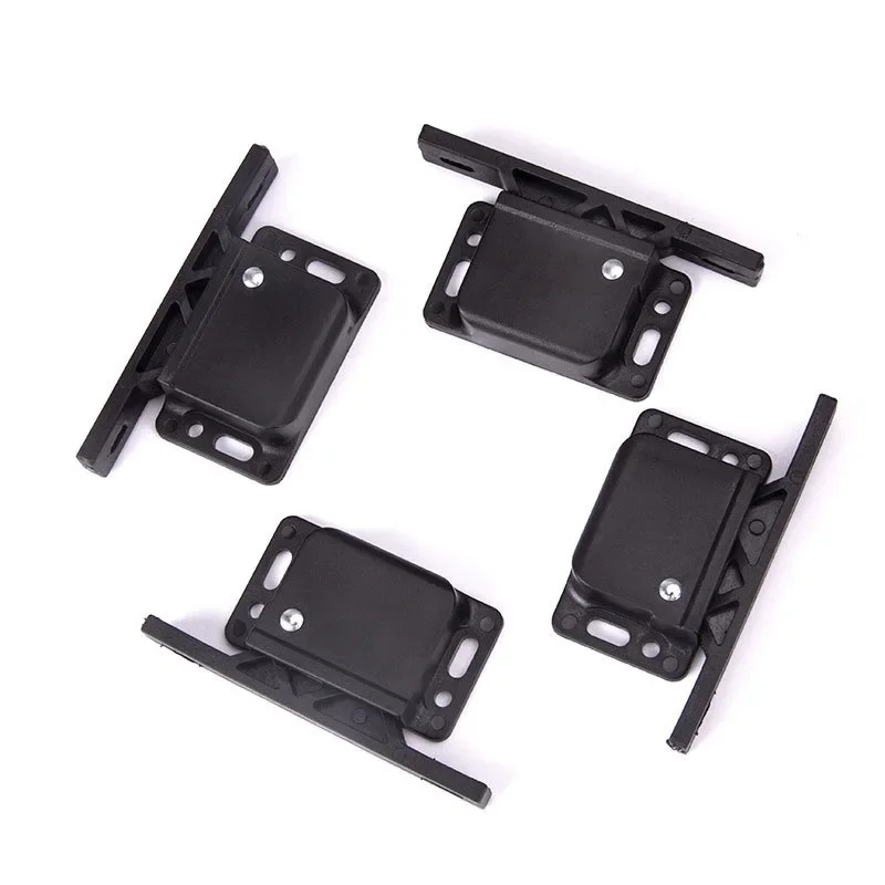 

1PC Plastic Door Buckle Cabinet Door Automatic Push Open Spring Hook Lock Buckle Finger Buckle