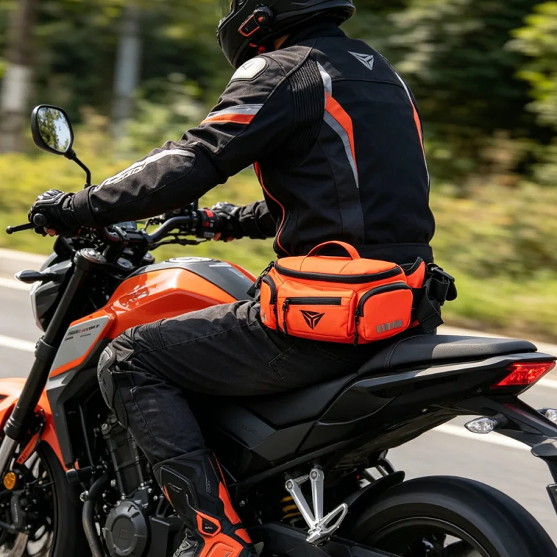 Motowolf Waterproof Motorcycle Waist Bag Oxford Cloth Anti Splash Fanny Pack Multifunctional Cycling Motocross Outdoor Storage