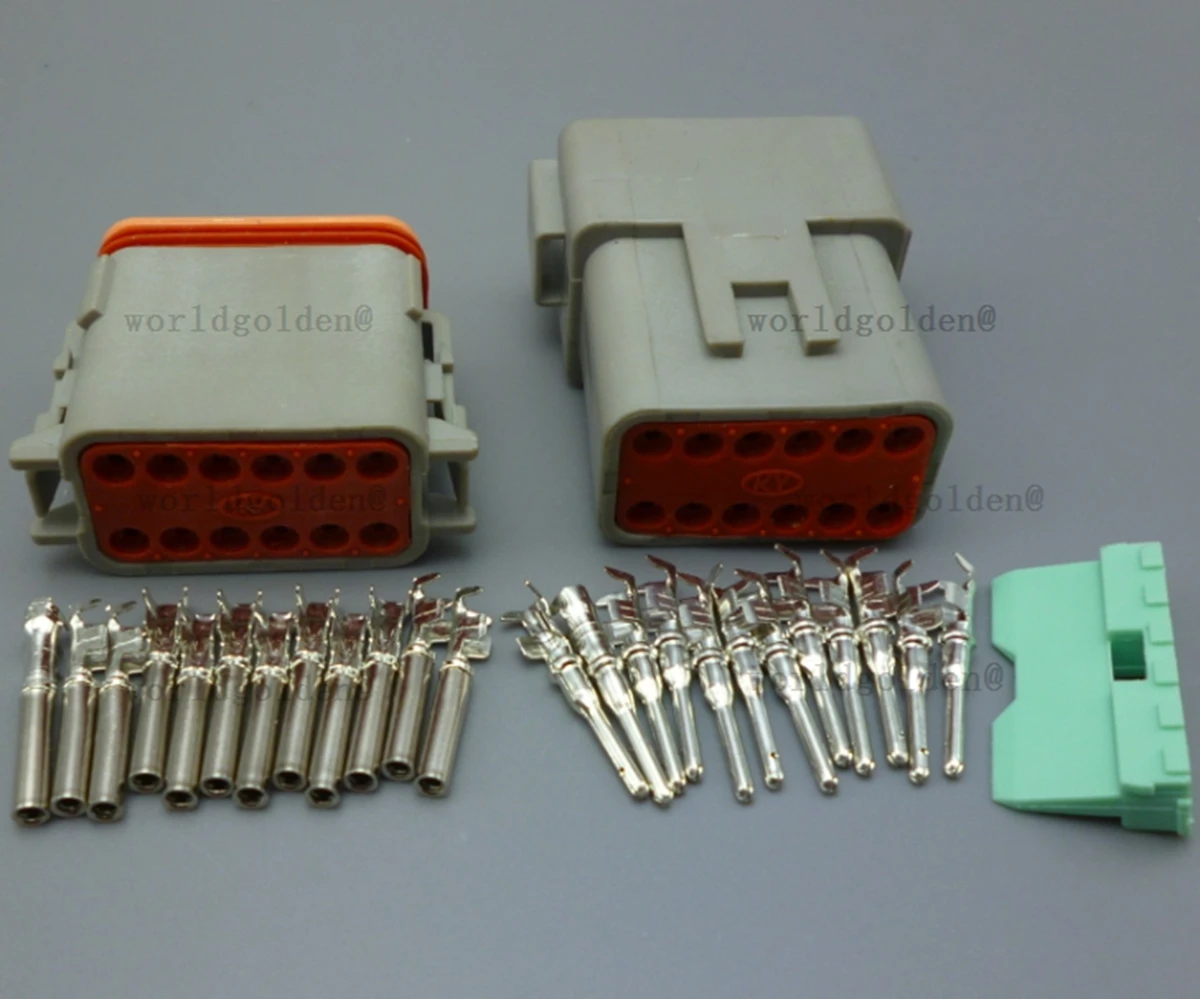 DT04-12P/DT06-12S 12Pin Connector Kit car connector for Universal Vehicles Off-road Auto Electrical Signal Connection
