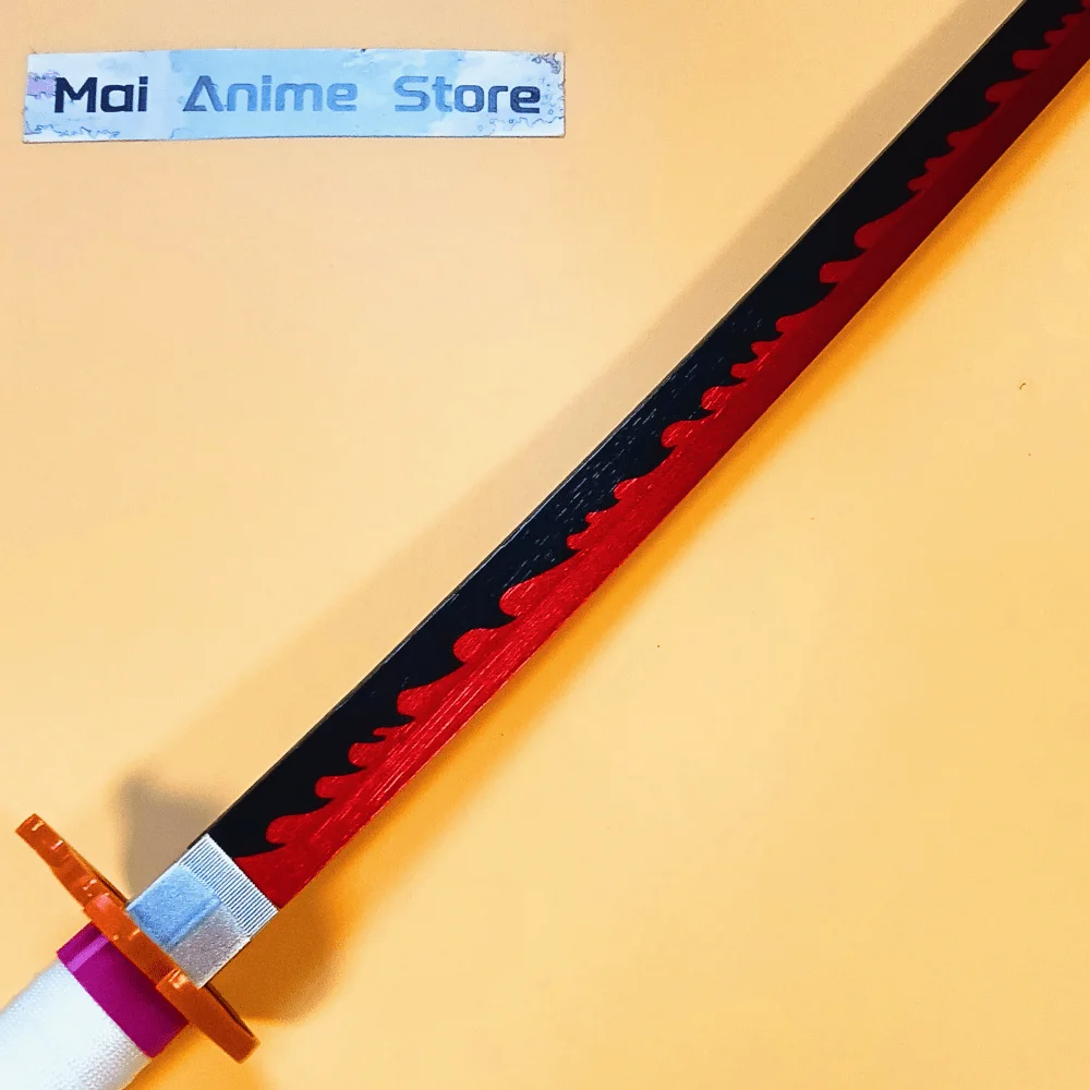 40inch Katana Wooden Fake Damascus Sword Knife Samurai Sabre Anime Cosplay Prop Sword Real Size Japanese Katana Unsharp Toy Gift