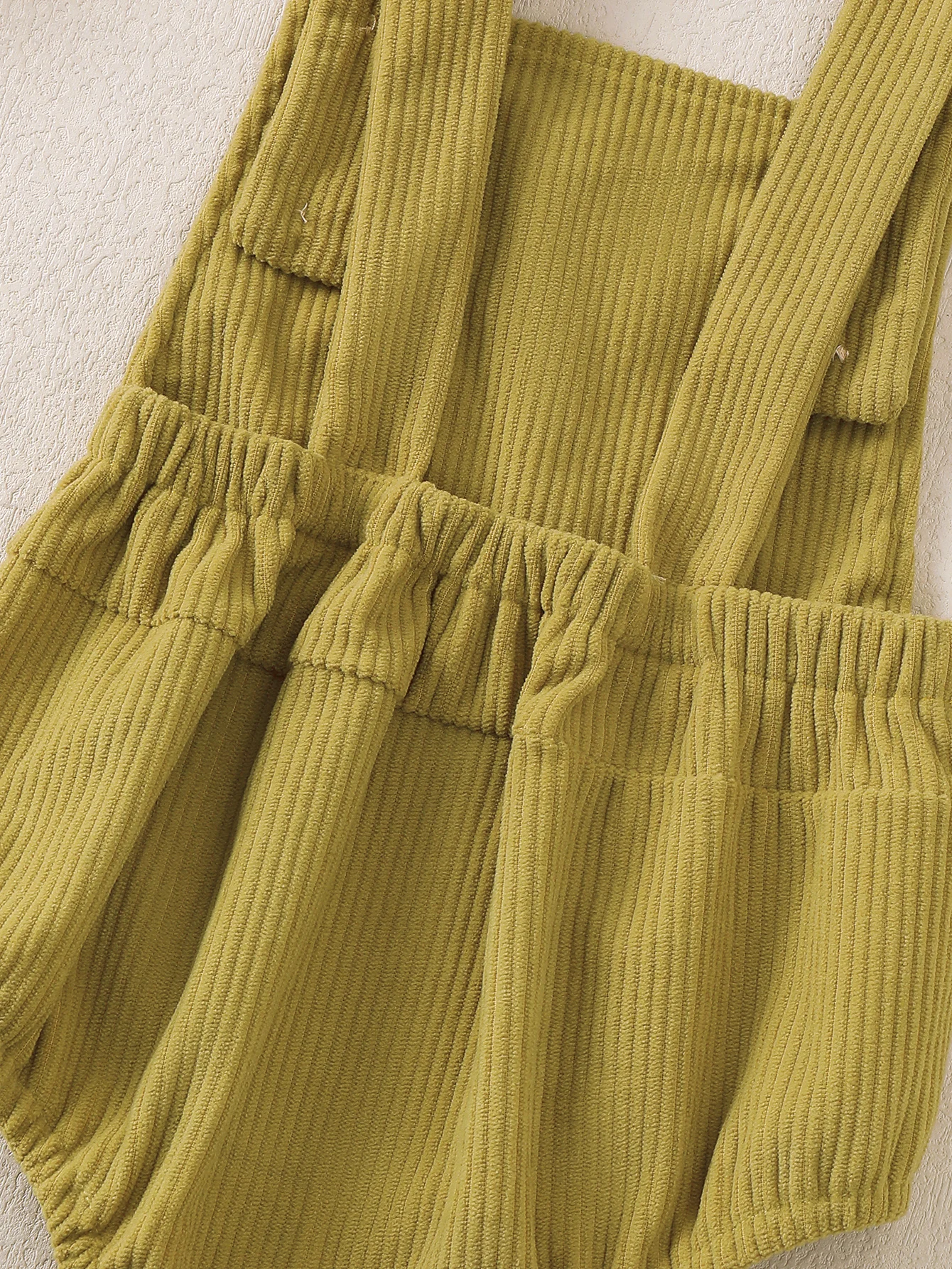 Baby Romper Suit Easter Rabbit Embroidery Pattern Corduroy Sleeveless Triangle Clothes for Infants And Toddlers