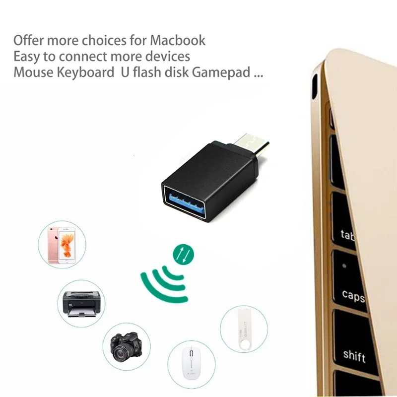 2 Pcs Type C Adapte… - image