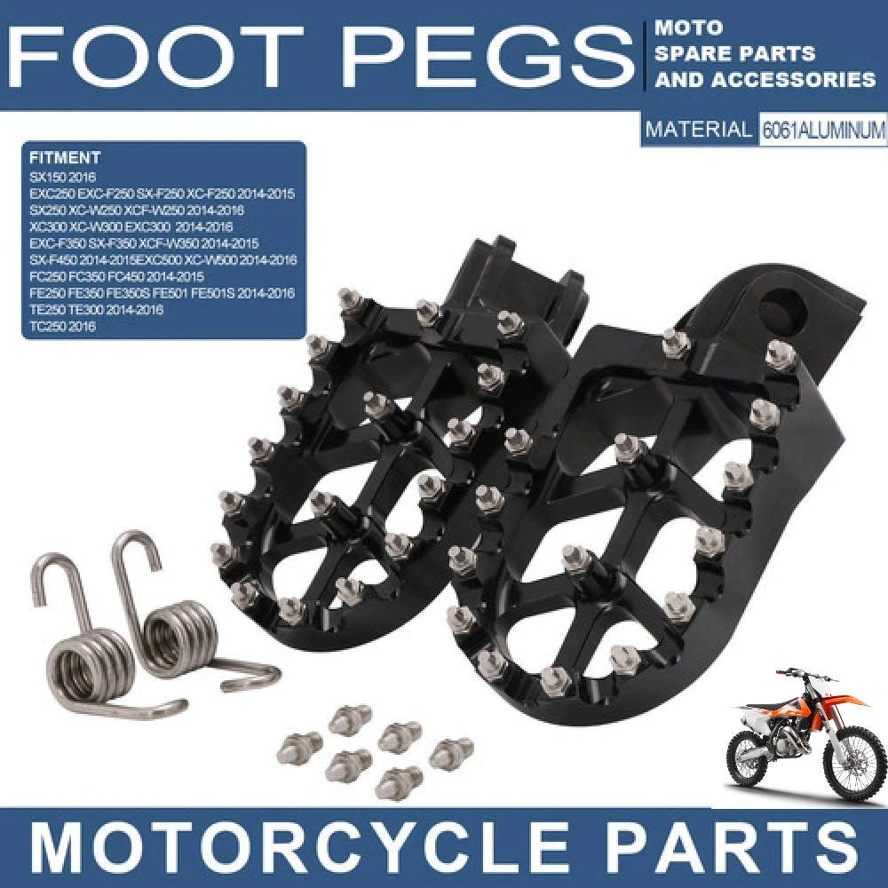 

Подножки для мотоцикла, подножки, подставки для ног, педали для SX150 2016 EXC250 EXC-F250 SX-F250 XC-F250 2014-2015 TE250 2014-2016