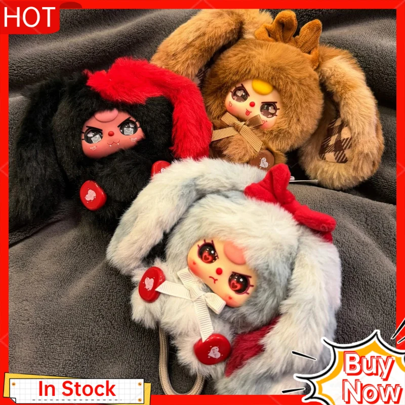 

Плюшевая игрушка-брелок Baby Three Alice Rabbit Town Blind Box, модная коллекционная фигурка, милый подарок для девочек