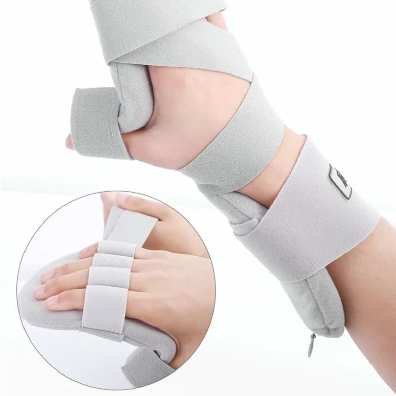 

Stroke Hand Brace Support Adjustable Finger Night Hand Splint Support Orthopedic Wrist Rest Arthritis Tendonitis Rehabilitation