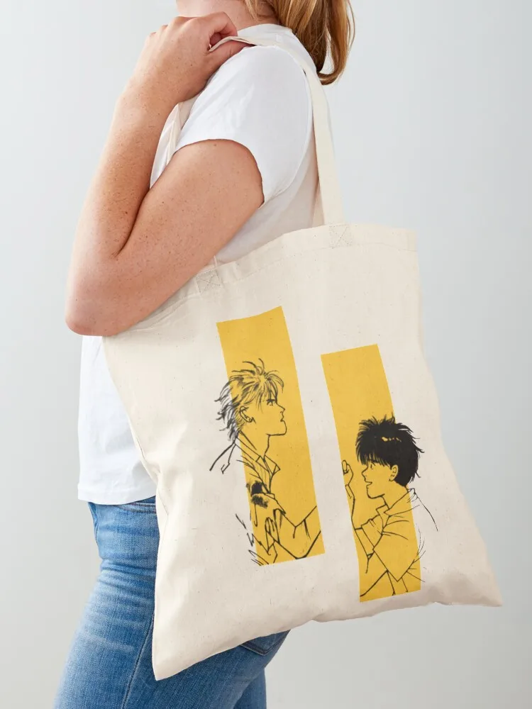 

Banana Fish (Yellow BG) Tote Bag shopper bag women shopping trolley bag bags luxury women large size bags
