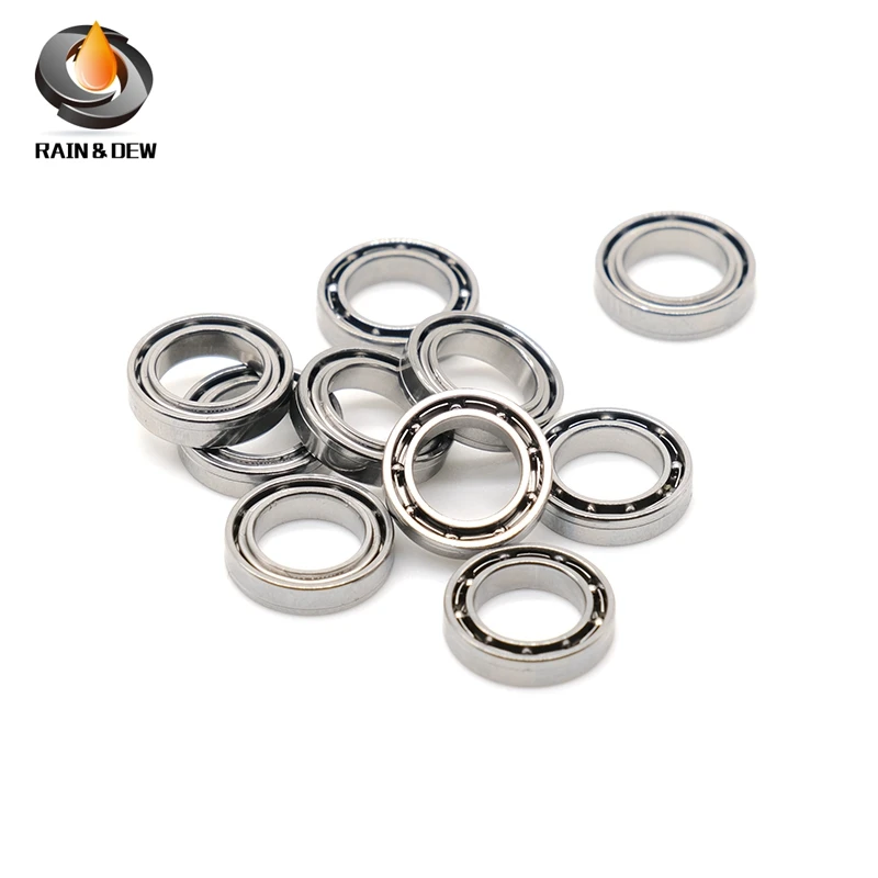 10Pcs SMR117 Open Lager 7X11X2.5 Rvs Kogellager MR117