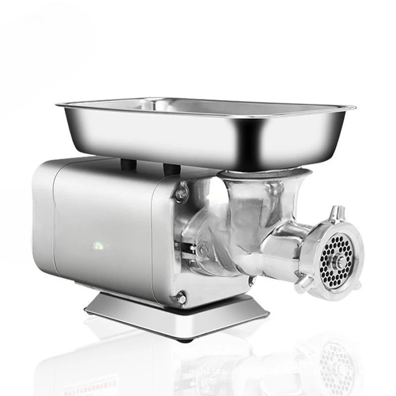 Meat grinder Desktop commercial meat grinder Stainless steel high-power automatic meat grinder