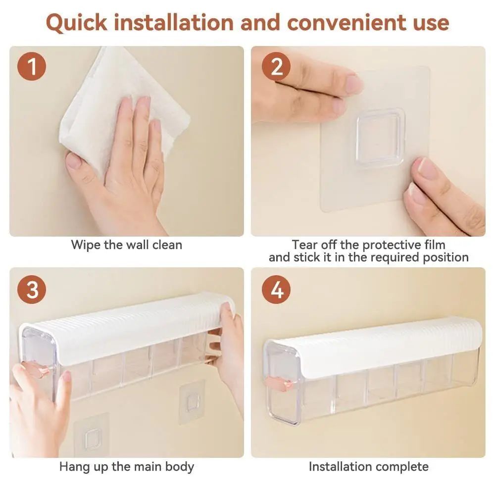 Wall Hanging Transparent Underwear Socks Storage Box Pull-out Drawer Box Closet Sorting Organizer Bedroom Storage Organizer