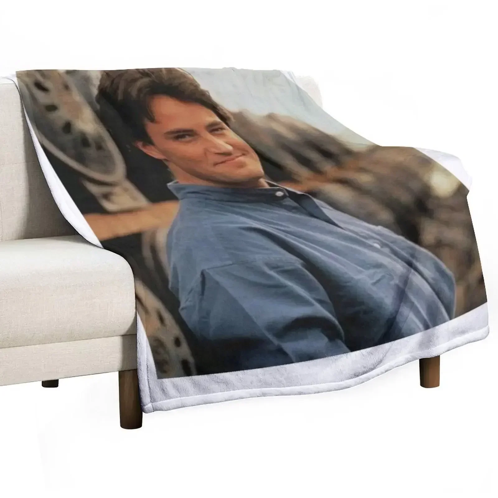 Matthew Perry Throw Blanket Decorative Beds Luxury St Personalized Gift Thermal cosplay anime Camping Blankets