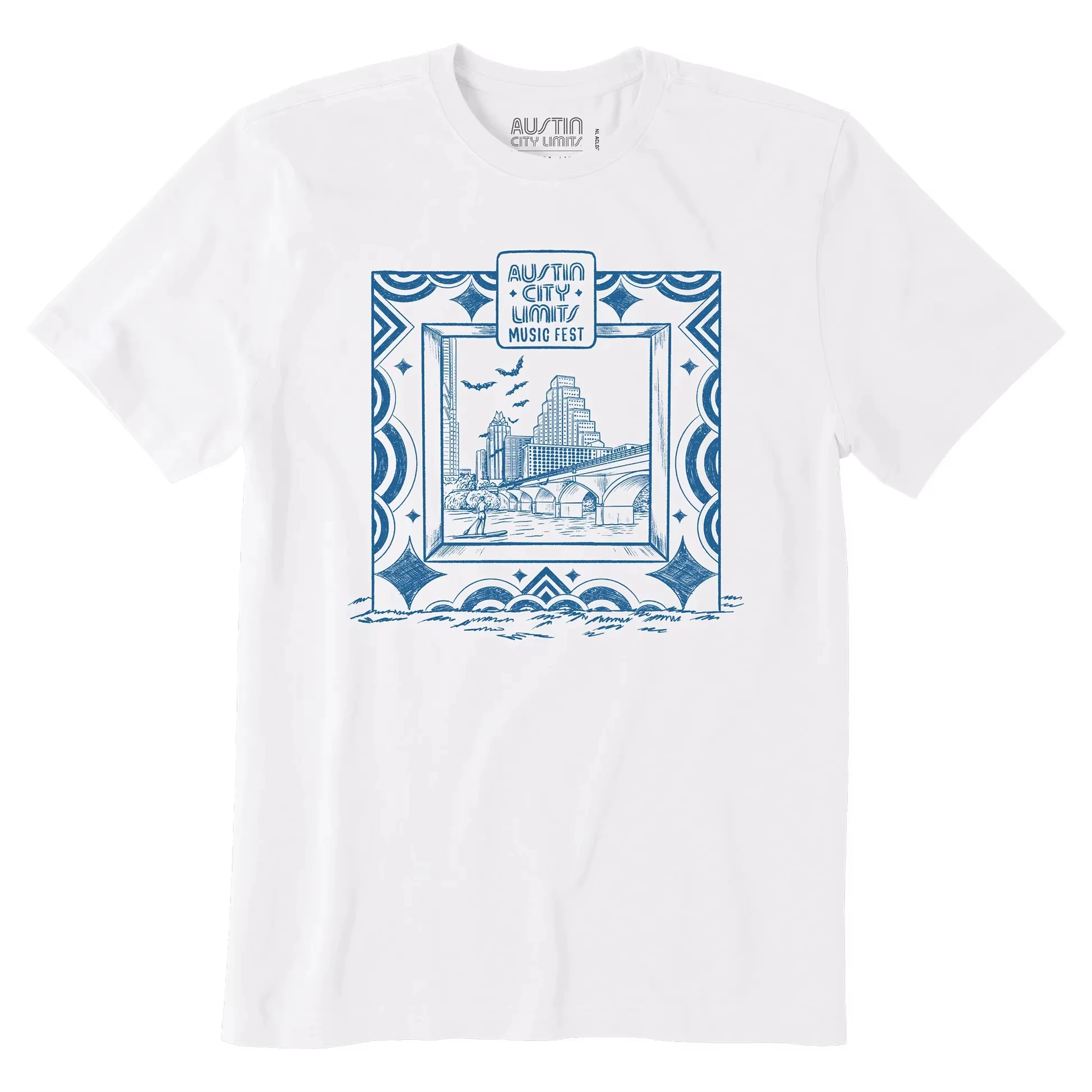 Camiseta De Manga Corta Con Estampado De Guitarra Eléctrica, Diseño Vintage De Austin Live Music Town, Comfort Colors, Horizonte