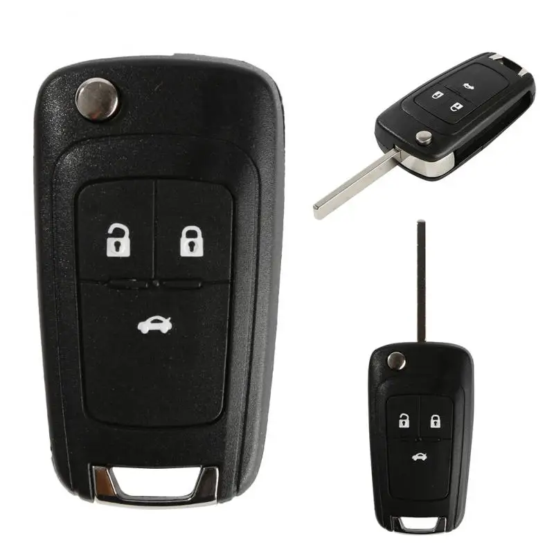 1~10PCS button blank remote Key Shell case fob for Opel Astra J Mokka Insignia Adam Astra J Cascade Karl Zafira C HU100 uncut