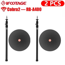 IFOOTAGE Cobra 2 RB-A400 Round Base Monopod, 79'' Camera Monopod Light Stand Photography, Studio Light Stand Monopod Tripod with