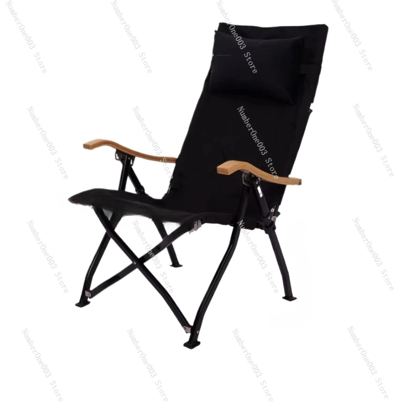 

Outdoor Adjustable Chair Folding Portable Recliner Camping Picnic High Back Chair