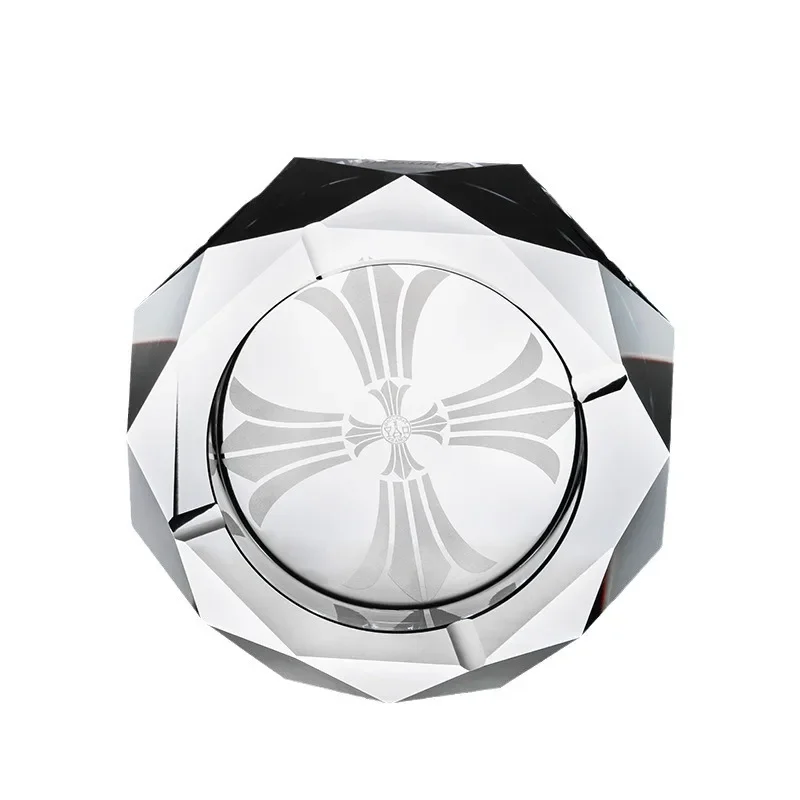 

Croxin crystal ashtray, creative gift large boutique European large