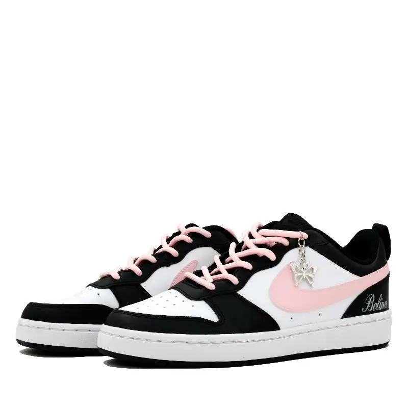 【Customize】Nike Court Borough Skateboarding Shoes Women's Sneakers shoes BQ5448-115