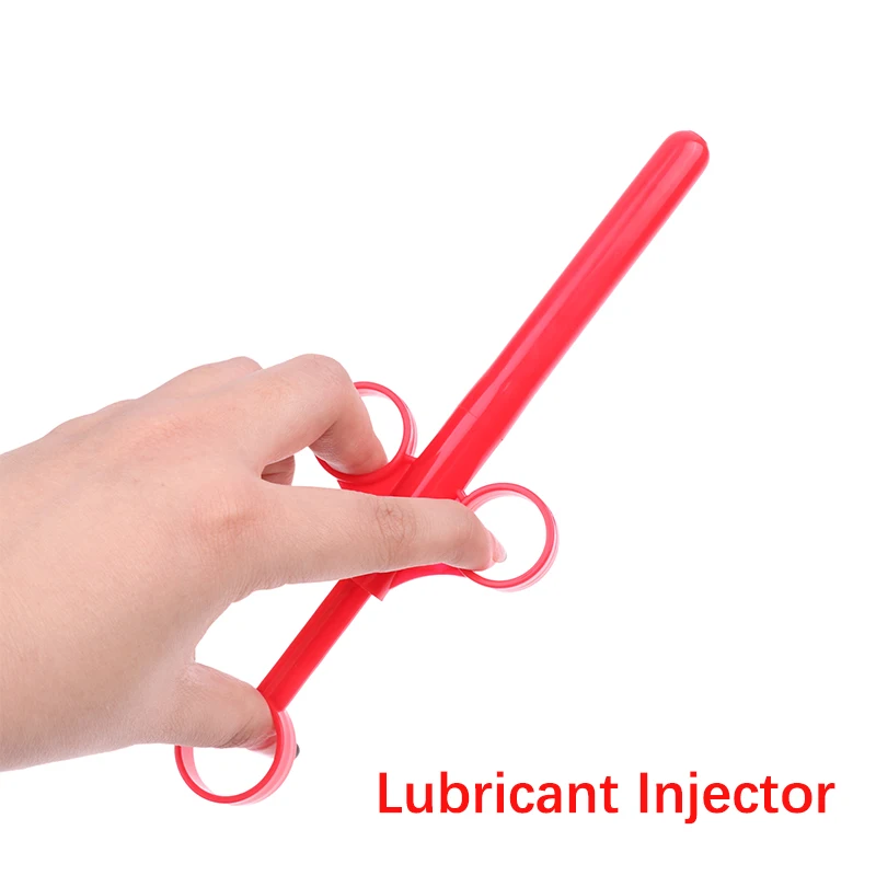 Portable Lubricant Applicator Lube Launcher Syringe Injector Enema Inject Oil Anal Vagina Clean Tools Sex Toys For Couples Gays