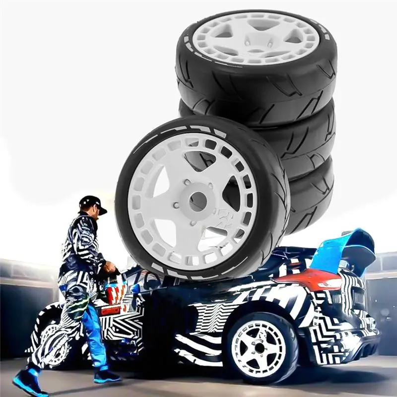 BEDW-Suitable For Raytheon Avenger Zhiding Hongnuo 17Mm Adapter, 1/8 RC Remote Control Flat Running Trolley Tire