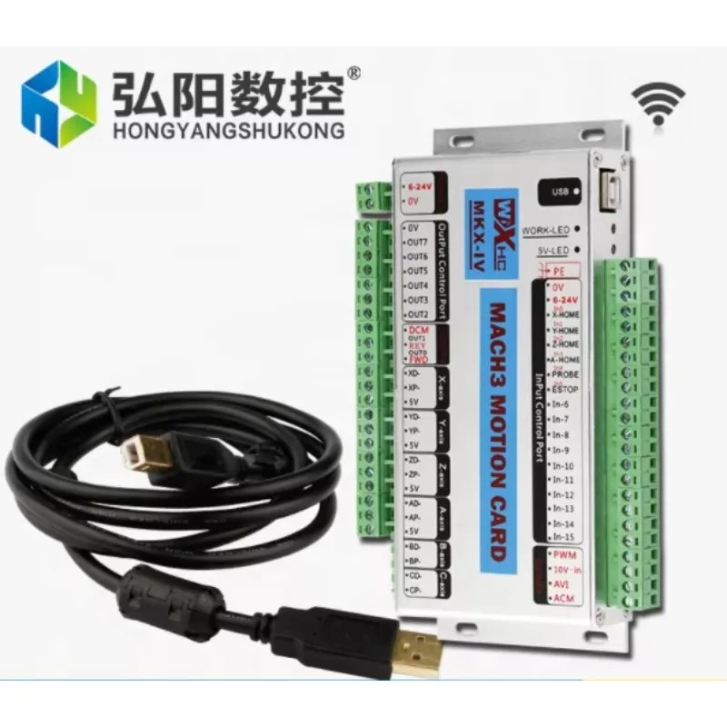 Mach3 System USB Motion Control Card CNC Board Mach3 Controller Xhc for 4 Axis CNC Milling