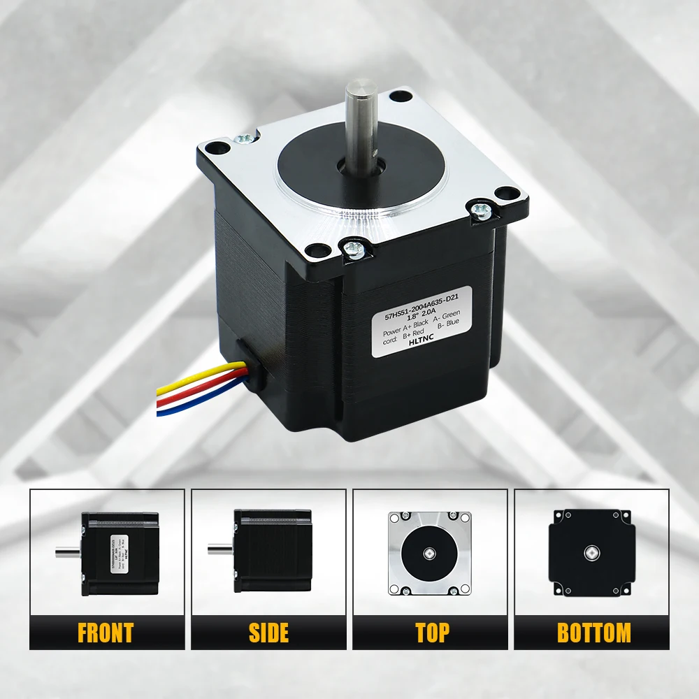Stepper Motor Nema 23 Nema 17 Nema 34 Low Noise Stepper Machine Controller Motor Micro Stepper Motor for CNC Machine
