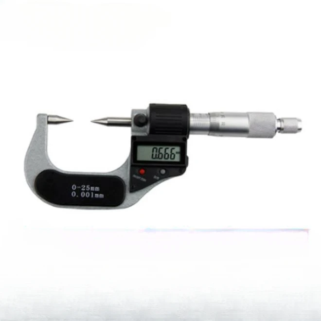 Double Pointed Micrometer With Digital Display 0-25 Inch Tool