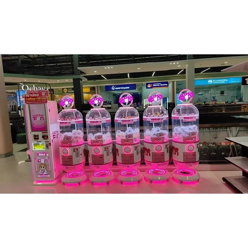 

Gacha Capsule Coin Pusher Custom Gacha Vending Machine