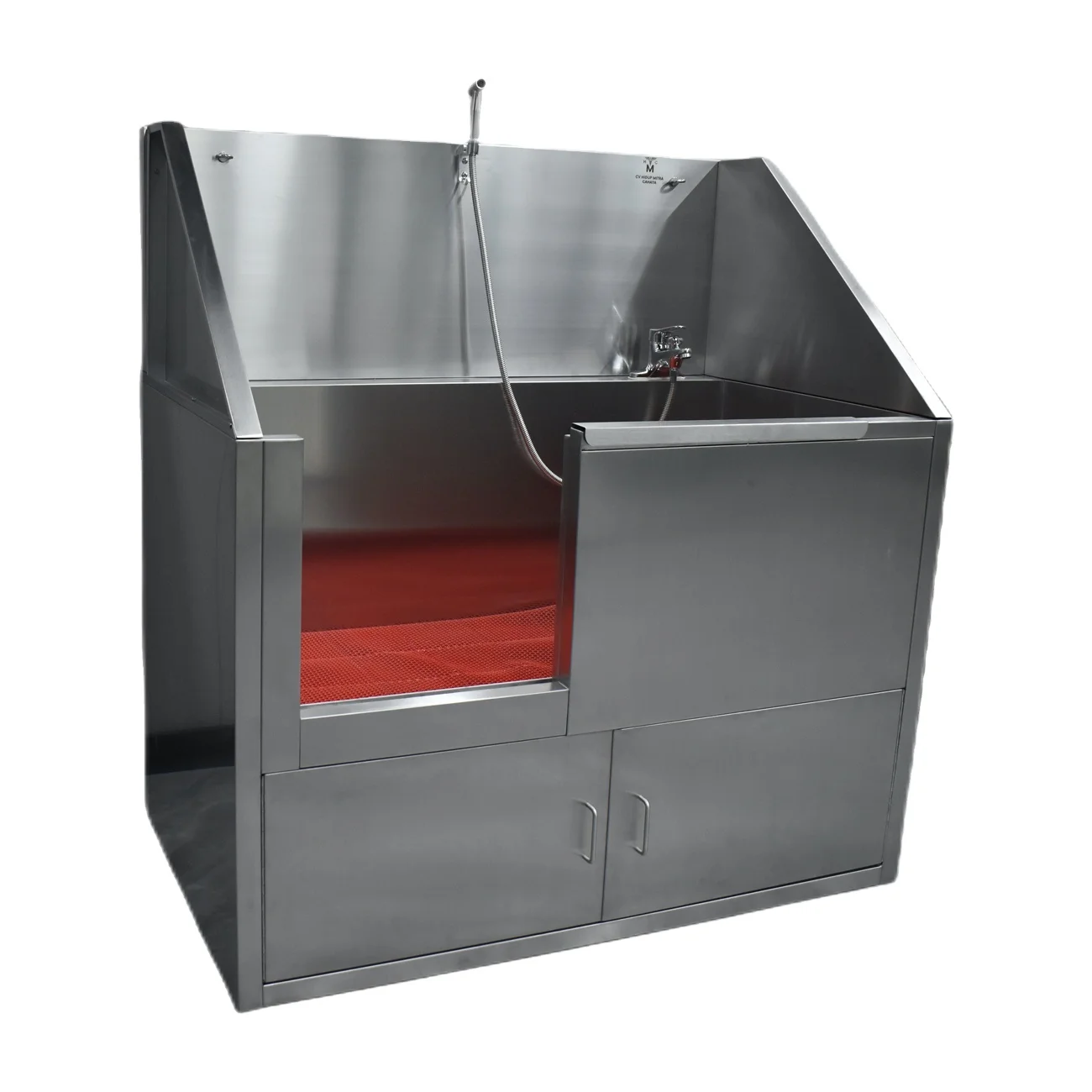 

Animal BeautyYSH Veterinary High Quality Pet Spa Bathtub Factory Outlet Hospital Pet Cat Dog Stainless Steel Bath Sink With Door