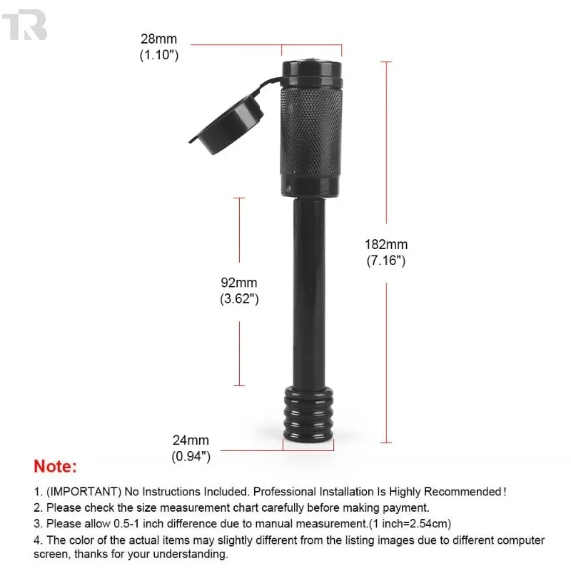 Kunci Trailer Mobil 5/8″ – Penerima 2″ – Truk RV – Termasuk Kunci – Kunci Anti Maling Penahan Hitch Pin Tahan Air dari Baja
