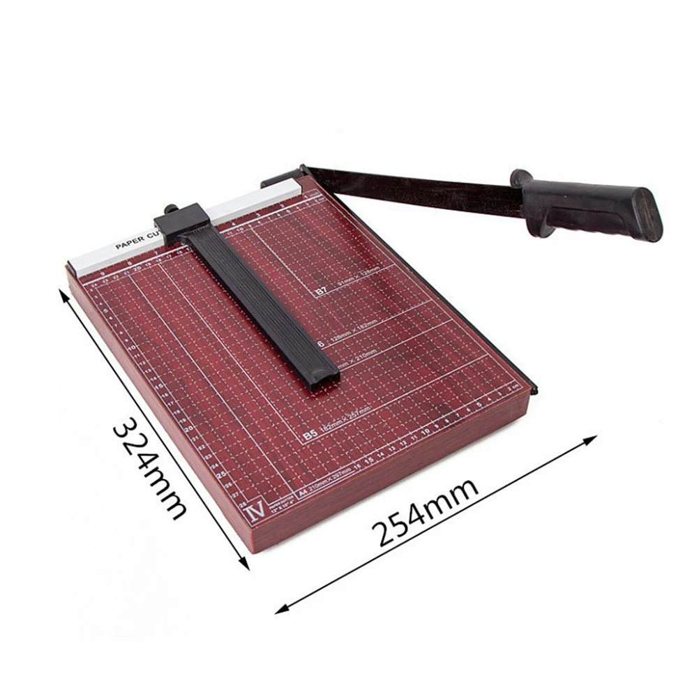 ماكينة قطع الورق مقصلة الصور مقاس A4، قاعدة شبكية شديدة التحمل، ماكينة تشذيب الورق القابلة للتعديل للاستخدام الاحترافي للمكتب المنزلي #6