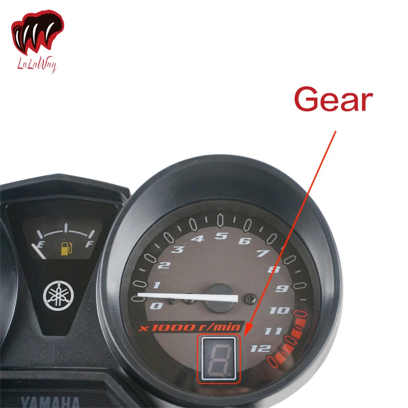 For YAMAHA YBR125 JYM125,Motorcycle Odometer Speedometer Gauge Signal Dual Digital Display KM/H Instrument assembly