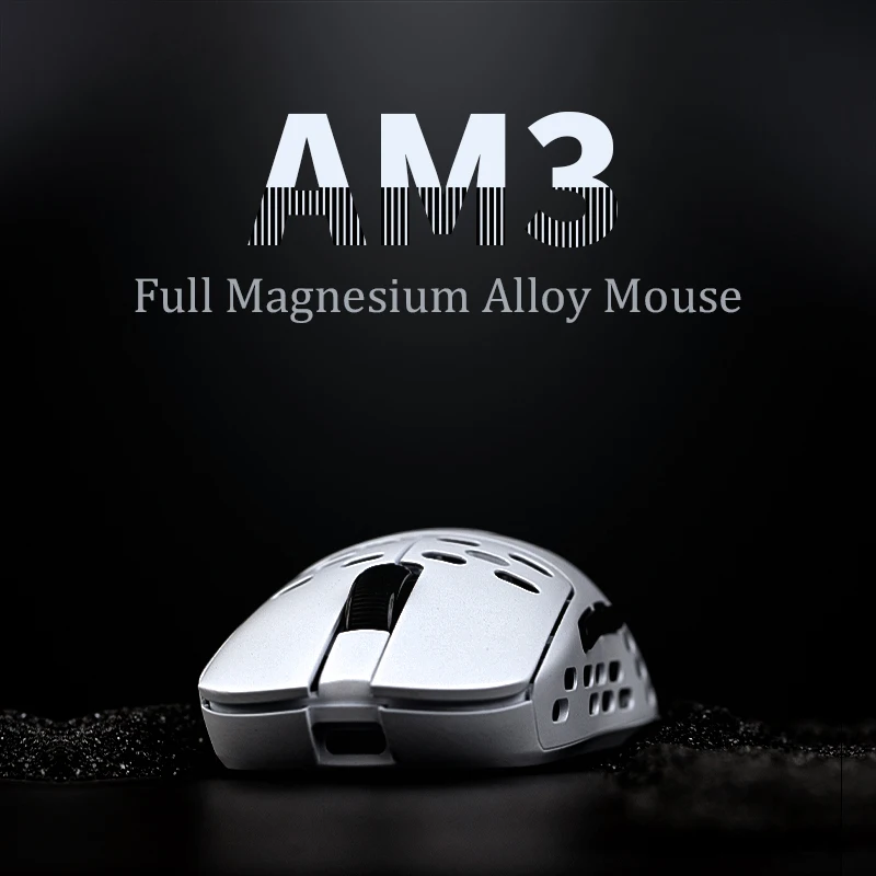 

AJAZZ AM3 PRO Gaming Mouse Wired/Bluetooth/2.4Ghz Wireless Lightweight Mouse with PAW3950 APEX-AJ Sensor & 8K Polling Rate
