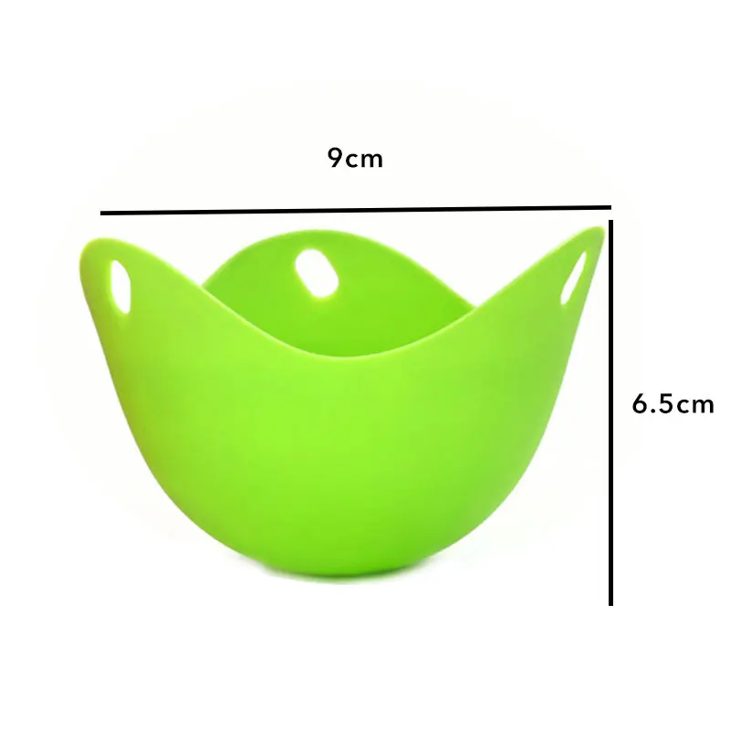 Hifuar 4pcs/set Silicone Egg Poacher Poaching Pods Mold Bowl Rings Cooker Boiler Kitchen Cooking Accessories Pancake Maker