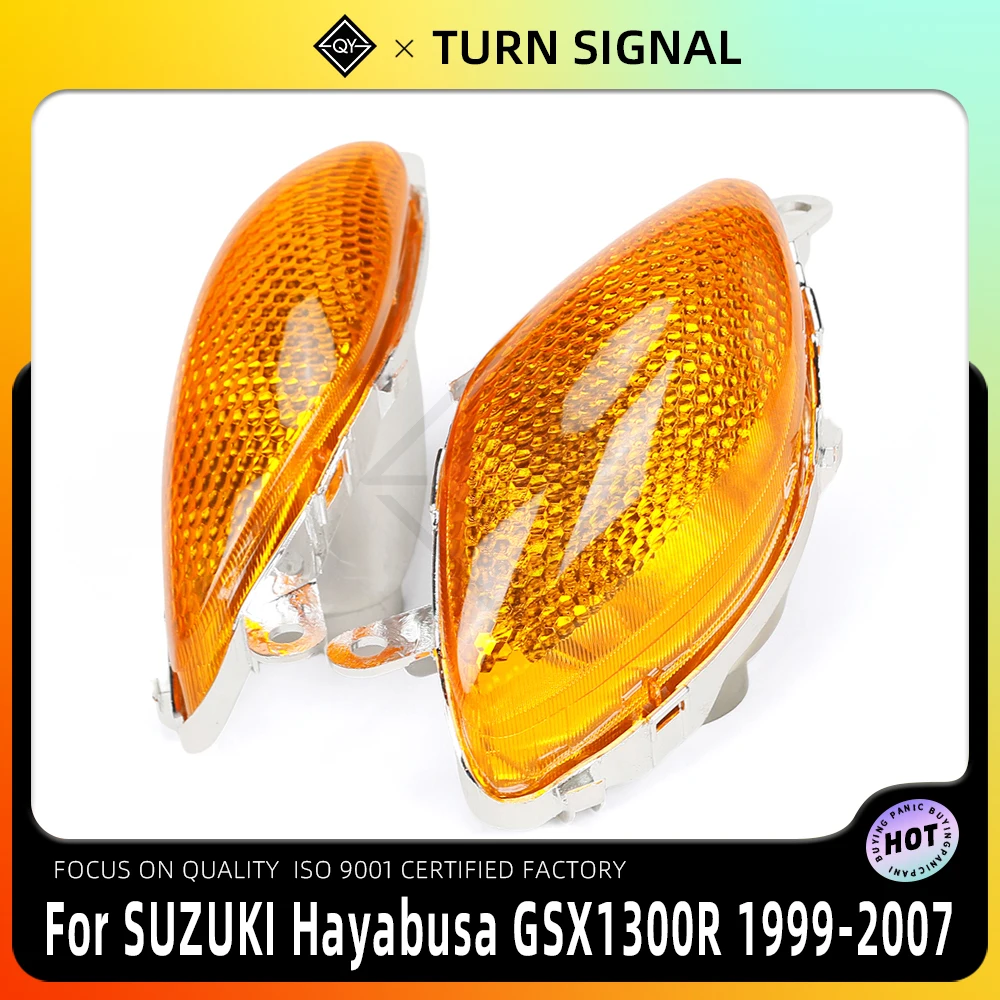 

LQYL Motorcycle Front Turn Signal Lens For SUZUKI Hayabusa GSX1300R GSX 1300R 1999 2000 2001 2002 2003 2004 2005 2006 2007